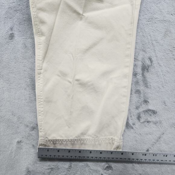 Eddie Bauer Pants Womens 6 PETITE Tan Khaki Low Rise Capri Cotton Hiking Outdoor - Picture 14 of 15